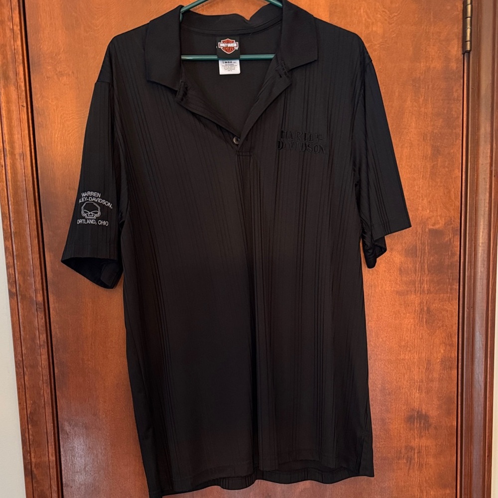 Harley-Davidson Black Polo Shirt for Men